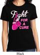 Ladies Breast Cancer Awareness Shirt Fight For a Cure Tee T-Shirt