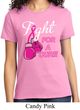 Ladies Breast Cancer Awareness Shirt Fight For a Cure Tee T-Shirt
