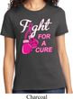 Ladies Breast Cancer Awareness Shirt Fight For a Cure Tee T-Shirt