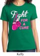 Ladies Breast Cancer Awareness Shirt Fight For a Cure Tee T-Shirt