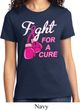 Ladies Breast Cancer Awareness Shirt Fight For a Cure Tee T-Shirt
