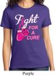 Ladies Breast Cancer Awareness Shirt Fight For a Cure Tee T-Shirt