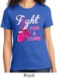 Ladies Breast Cancer Awareness Shirt Fight For a Cure Tee T-Shirt