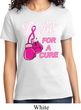 Ladies Breast Cancer Awareness Shirt Fight For a Cure Tee T-Shirt