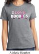 Ladies Breast Cancer Awareness Shirt I Love Boobies Tee T-Shirt