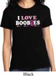 Ladies Breast Cancer Awareness Shirt I Love Boobies Tee T-Shirt