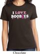 Ladies Breast Cancer Awareness Shirt I Love Boobies Tee T-Shirt