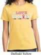 Ladies Breast Cancer Awareness Shirt I Love Boobies Tee T-Shirt