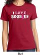 Ladies Breast Cancer Awareness Shirt I Love Boobies Tee T-Shirt