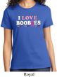 Ladies Breast Cancer Awareness Shirt I Love Boobies Tee T-Shirt