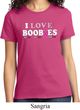 Ladies Breast Cancer Awareness Shirt I Love Boobies Tee T-Shirt