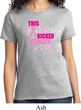 Ladies Breast Cancer Awareness Shirt Kicked Cancers Ass Tee T-Shirt