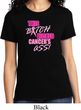 Ladies Breast Cancer Awareness Shirt Kicked Cancers Ass Tee T-Shirt