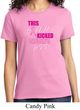 Ladies Breast Cancer Awareness Shirt Kicked Cancers Ass Tee T-Shirt