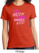 Ladies Breast Cancer Awareness Shirt Kicked Cancers Ass Tee T-Shirt
