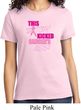 Ladies Breast Cancer Awareness Shirt Kicked Cancers Ass Tee T-Shirt