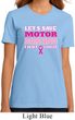 Ladies Breast Cancer Awareness Shirt Motor Boating Organic Tee T-Shirt