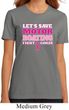 Ladies Breast Cancer Awareness Shirt Motor Boating Organic Tee T-Shirt