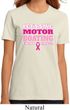 Ladies Breast Cancer Awareness Shirt Motor Boating Organic Tee T-Shirt