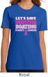 Ladies Breast Cancer Awareness Shirt Motor Boating Organic Tee T-Shirt