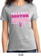 Ladies Breast Cancer Awareness Shirt Motor Boating Tee T-Shirt