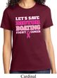 Ladies Breast Cancer Awareness Shirt Motor Boating Tee T-Shirt