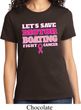 Ladies Breast Cancer Awareness Shirt Motor Boating Tee T-Shirt