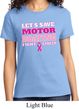Ladies Breast Cancer Awareness Shirt Motor Boating Tee T-Shirt