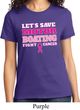 Ladies Breast Cancer Awareness Shirt Motor Boating Tee T-Shirt
