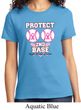 Ladies Breast Cancer Awareness Shirt Protect 2nd Base Tee T-Shirt