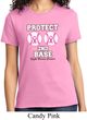 Ladies Breast Cancer Awareness Shirt Protect 2nd Base Tee T-Shirt