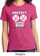 Ladies Breast Cancer Awareness Shirt Protect 2nd Base Tee T-Shirt