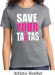 Ladies Breast Cancer Awareness Shirt Save Your Tatas Tee T-Shirt