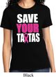 Ladies Breast Cancer Awareness Shirt Save Your Tatas Tee T-Shirt