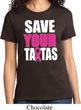 Ladies Breast Cancer Awareness Shirt Save Your Tatas Tee T-Shirt