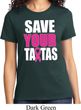 Ladies Breast Cancer Awareness Shirt Save Your Tatas Tee T-Shirt