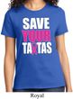 Ladies Breast Cancer Awareness Shirt Save Your Tatas Tee T-Shirt