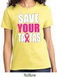 Ladies Breast Cancer Awareness Shirt Save Your Tatas Tee T-Shirt