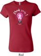 Ladies Breast Cancer Awareness Shirt Think Pink Crewneck Tee T-Shirt