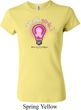 Ladies Breast Cancer Awareness Shirt Think Pink Crewneck Tee T-Shirt