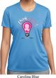 Ladies Breast Cancer Awareness Shirt Think Pink Moisture Wicking Tee