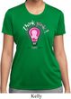 Ladies Breast Cancer Awareness Shirt Think Pink Moisture Wicking Tee