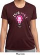 Ladies Breast Cancer Awareness Shirt Think Pink Moisture Wicking Tee