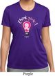 Ladies Breast Cancer Awareness Shirt Think Pink Moisture Wicking Tee