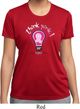 Ladies Breast Cancer Awareness Shirt Think Pink Moisture Wicking Tee