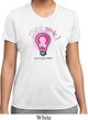 Ladies Breast Cancer Awareness Shirt Think Pink Moisture Wicking Tee
