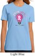 Ladies Breast Cancer Awareness Shirt Think Pink Organic Tee T-Shirt