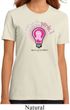 Ladies Breast Cancer Awareness Shirt Think Pink Organic Tee T-Shirt