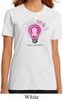 Ladies Breast Cancer Awareness Shirt Think Pink Organic Tee T-Shirt