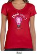 Ladies Breast Cancer Awareness Shirt Think Pink Scoop Neck Tee T-Shirt